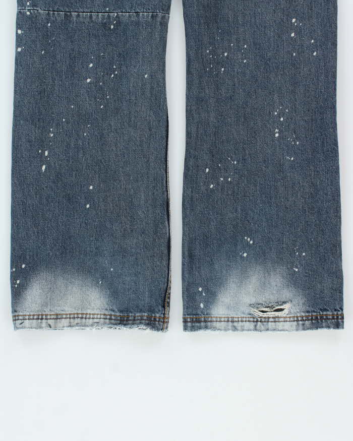 Vintage Y2k 2000s Armani Exchange Distressed Relaxed Fit Jeans - W34 L33