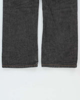 Vintage Y2K 00s Armani Exchange Mid-Rise Distressed Stone Wash Denim Bootcut Jeans - W33 L30