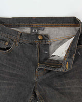 Vintage Y2K 00s Armani Exchange Mid-Rise Distressed Stone Wash Denim Bootcut Jeans - W33 L30