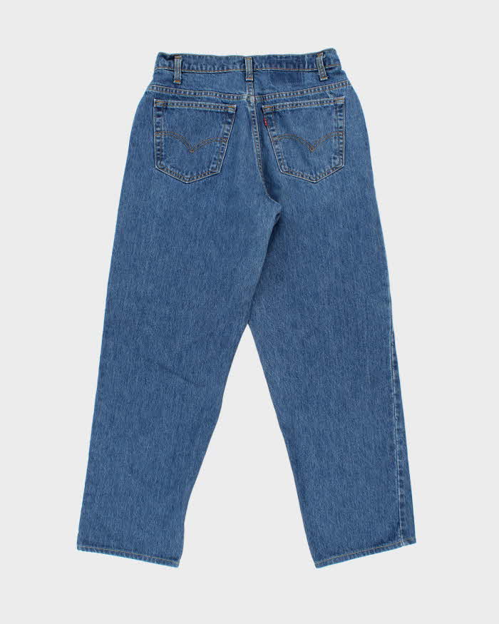 Vintage 1991 Levi's 535 Batwing Made In Canada 'Euro Fit' Med Wash Denim Relaxed Straight Leg Jeans - W32 L32