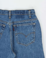 Vintage 1991 Levi's 535 Batwing Made In Canada 'Euro Fit' Med Wash Denim Relaxed Straight Leg Jeans - W32 L32