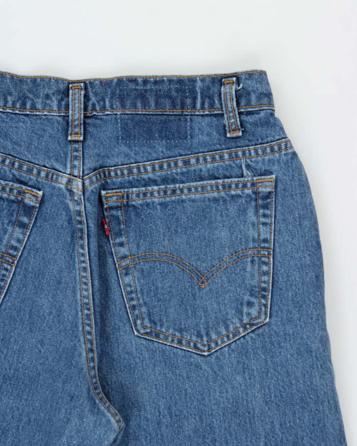 Vintage 1991 Levi's 535 Batwing Made In Canada 'Euro Fit' Med Wash Denim Relaxed Straight Leg Jeans - W32 L32