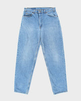 Vintage 1995 Levi's 634 Orange Tab Made In Canada Light Wash Denim Relaxed Straight Leg Jeans - W34 L34