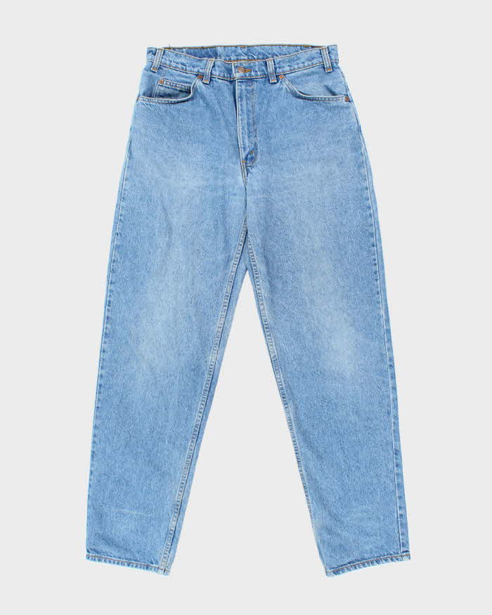 Vintage 1995 Levi's 634 Orange Tab Made In Canada Light Wash Denim Relaxed Straight Leg Jeans - W34 L34