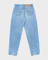 Vintage 1995 Levi's 634 Orange Tab Made In Canada Light Wash Denim Relaxed Straight Leg Jeans - W34 L34