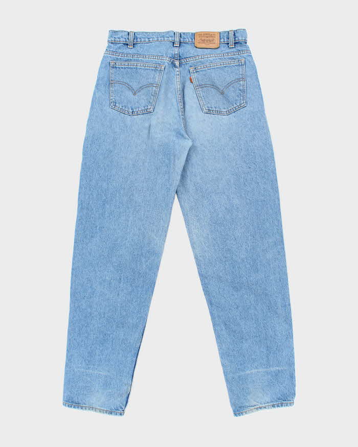 Vintage 1995 Levi's 634 Orange Tab Made In Canada Light Wash Denim Relaxed Straight Leg Jeans - W34 L34