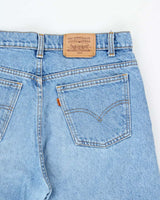 Vintage 1995 Levi's 634 Orange Tab Made In Canada Light Wash Denim Relaxed Straight Leg Jeans - W34 L34