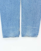 Vintage 1995 Levi's 634 Orange Tab Made In Canada Light Wash Denim Relaxed Straight Leg Jeans - W34 L34