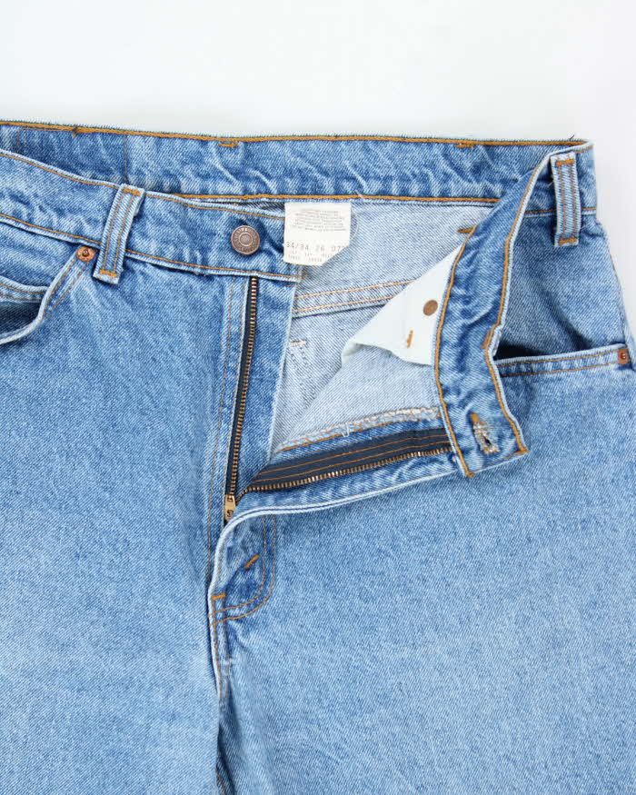 Vintage 1995 Levi's 634 Orange Tab Made In Canada Light Wash Denim Relaxed Straight Leg Jeans - W34 L34