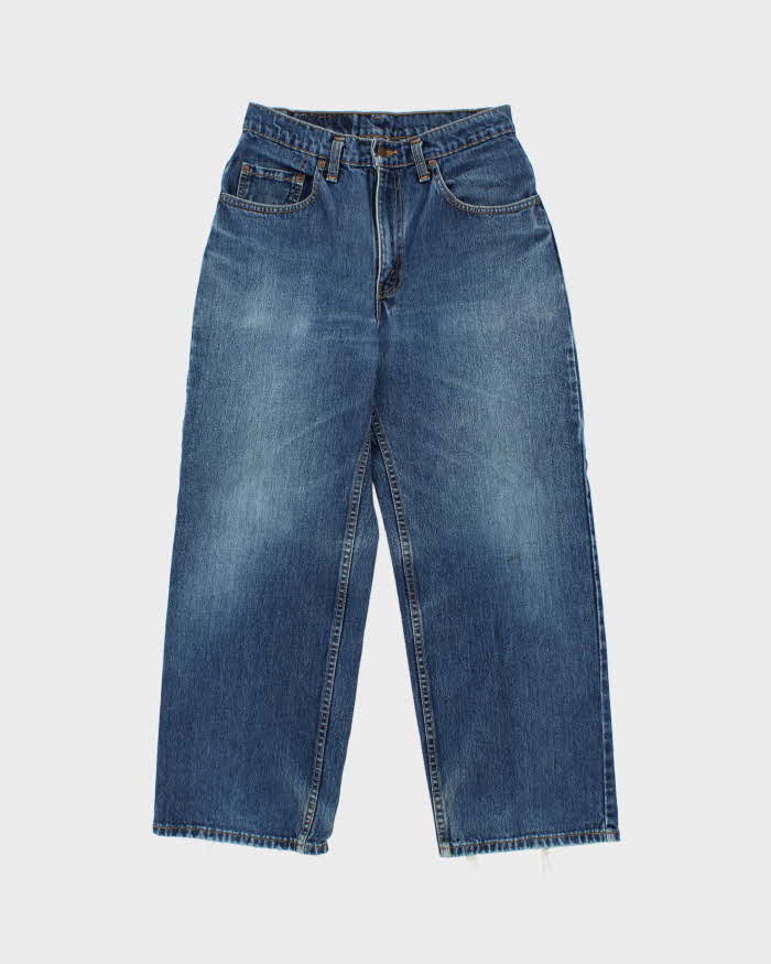 Vintage 1991 Levi's 575 Batwing Made In Canada High-Rise Wide Leg Denim Jeans - W30 L28