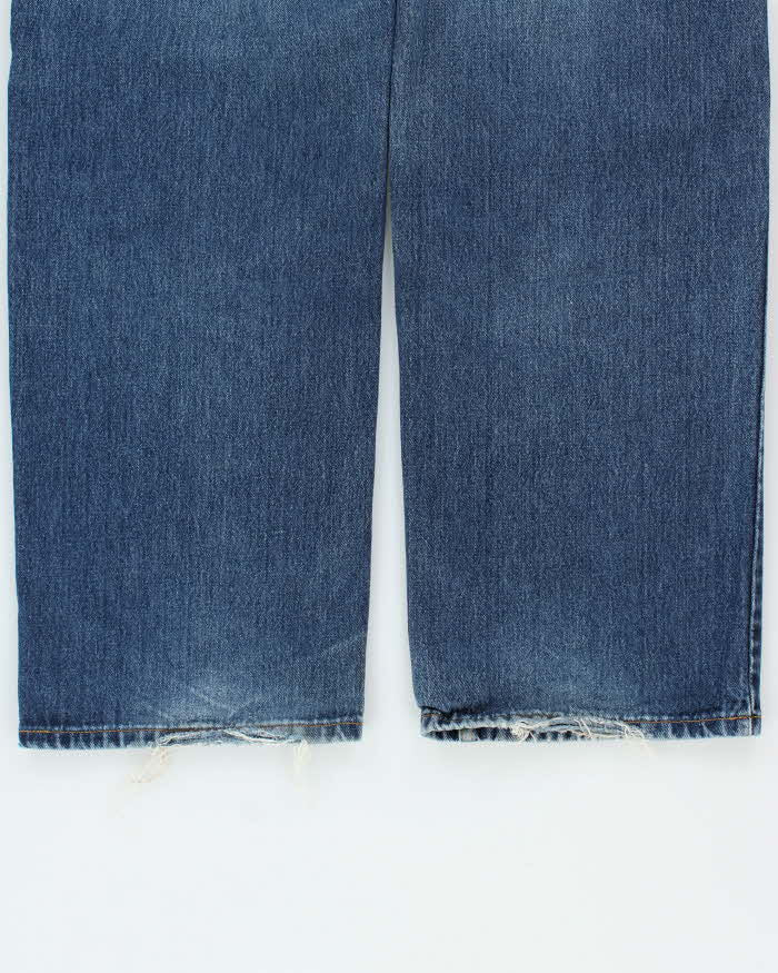 Vintage 1991 Levi's 575 Batwing Made In Canada High-Rise Wide Leg Denim Jeans - W30 L28