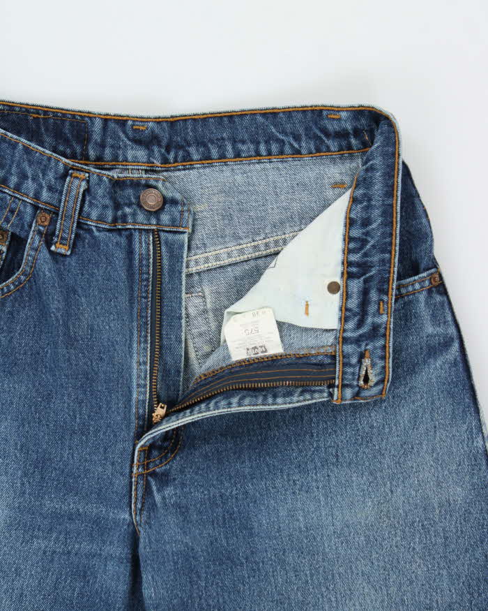 Vintage 1991 Levi's 575 Batwing Made In Canada High-Rise Wide Leg Denim Jeans - W30 L28