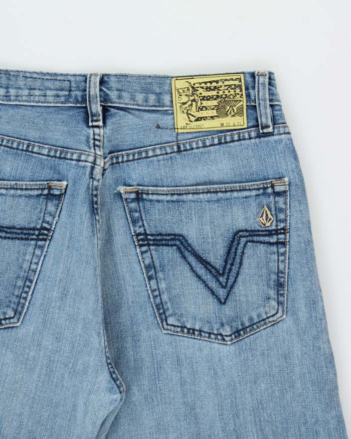 Vintage Y2K 00s Volcom Mid-Rise Relaxed Straight Leg Denim Jeans - W30 L27