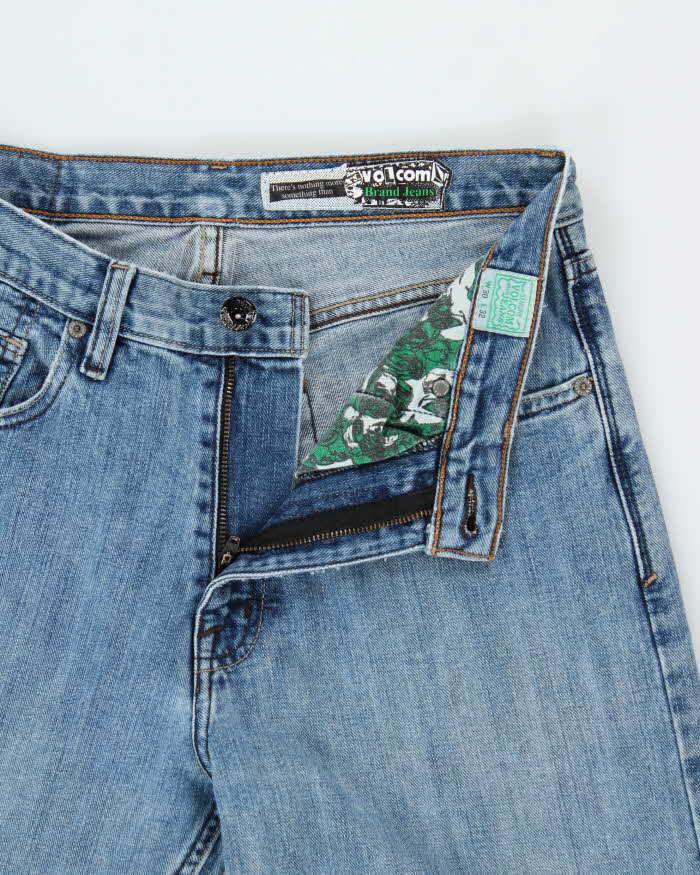 Vintage Y2K 00s Volcom Mid-Rise Relaxed Straight Leg Denim Jeans - W30 L27