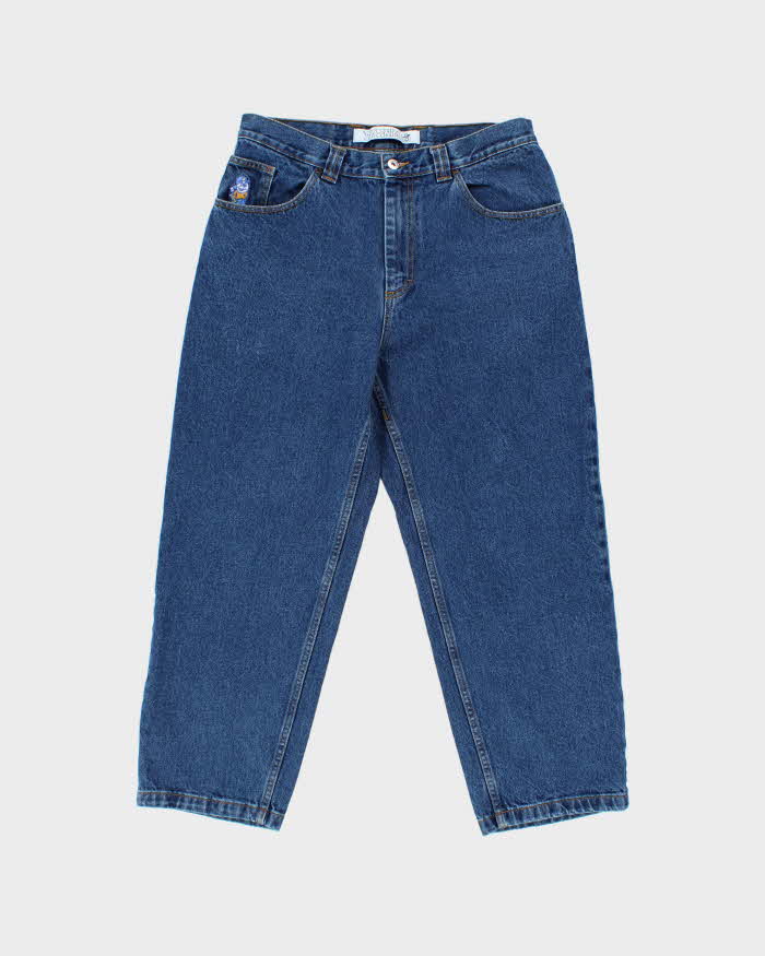 Polar Skate Co. '93! Denim High-Rise Baggy Fit Wide Leg Tapered Jeans - W32 L27