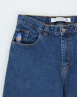 Polar Skate Co. '93! Denim High-Rise Baggy Fit Wide Leg Tapered Jeans - W32 L27