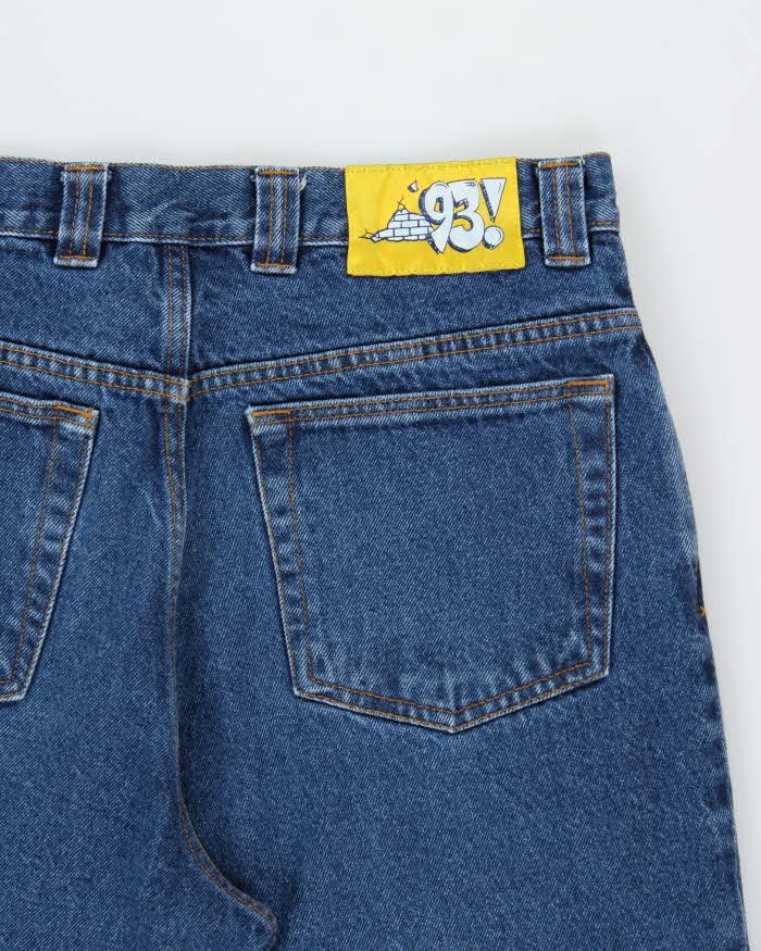 Polar Skate Co. '93! Denim High-Rise Baggy Fit Wide Leg Tapered Jeans - W32 L27