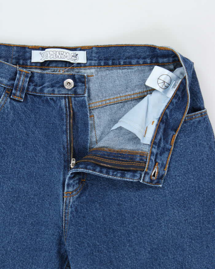 Polar Skate Co. '93! Denim High-Rise Baggy Fit Wide Leg Tapered Jeans - W32 L27
