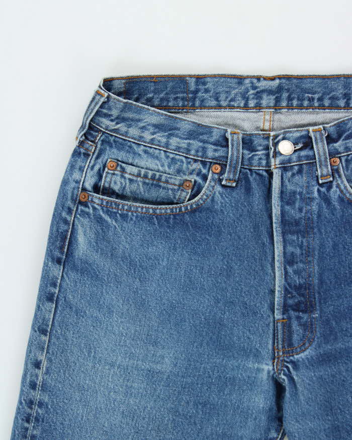 Vintage 1984 Levi's 501 Blank Tab Made In USA Straight Leg Denim Jeans - W31 L32