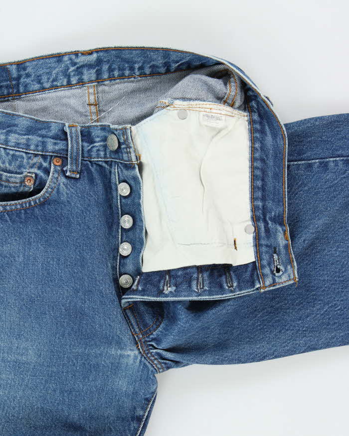 Vintage 1984 Levi's 501 Blank Tab Made In USA Straight Leg Denim Jeans - W31 L32