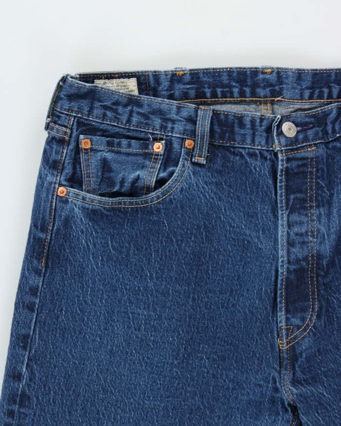 Levi's 501 '93 Premium Big E Dark Wash Denim Straight Leg Jeans - W38 L31