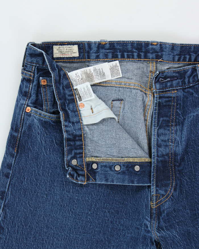 Levi's 501 '93 Premium Big E Dark Wash Denim Straight Leg Jeans - W38 L31