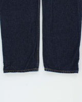 Vintage Y2K 00s Polo Jeans Ralph Lauren Raw Indigo Denim 'RL Easy Fit' Relaxed Staright Leg Jeans - W36 L34