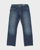 Vintage Y2K 00s Levi's SilverTab Mid Rise Stone Wash Denim Relaxed Fit Bootcut Jeans - W34 L32