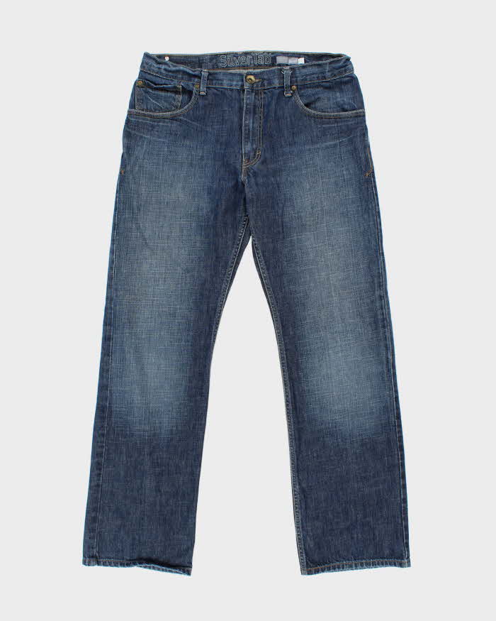 Vintage Y2K 00s Levi's SilverTab Mid Rise Stone Wash Denim Relaxed Fit Bootcut Jeans - W34 L32