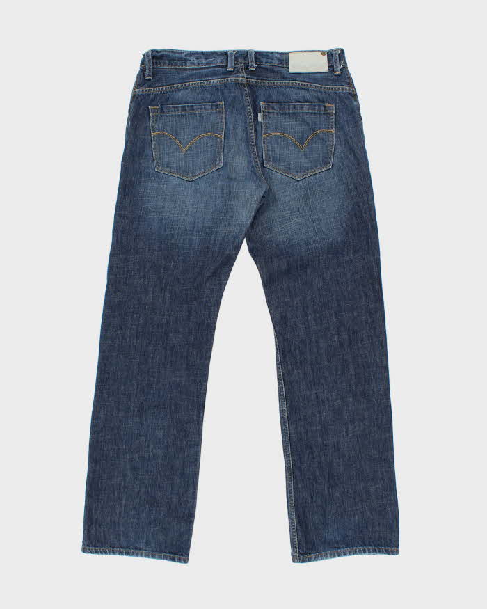 Vintage Y2K 00s Levi's SilverTab Mid Rise Stone Wash Denim Relaxed Fit Bootcut Jeans - W34 L32