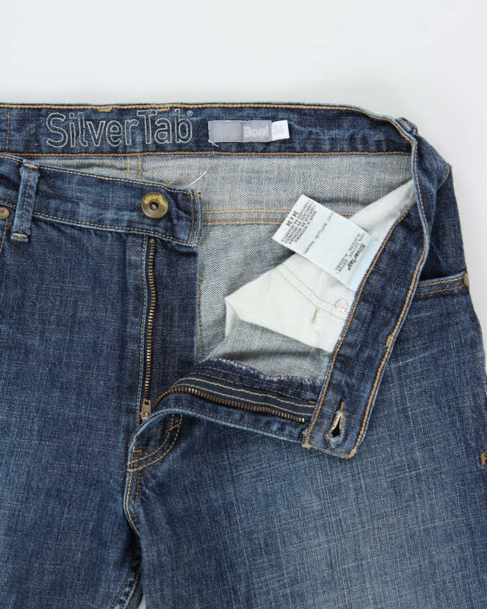 Vintage Y2K 00s Levi's SilverTab Mid Rise Stone Wash Denim Relaxed Fit Bootcut Jeans - W34 L32