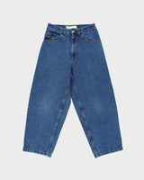 SS2024 Polar Skate Co. Medium Wash Denim 'Big Boy' Wide Leg Tapered Jeans - W28 L26
