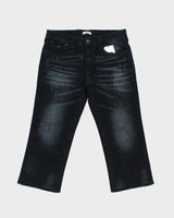 DSWT True Religion Billy Big T Low Rise Distressed Denim Flap Pocket Bootcut Jeans - W38 L28