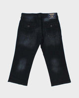DSWT True Religion Billy Big T Low Rise Distressed Denim Flap Pocket Bootcut Jeans - W38 L28