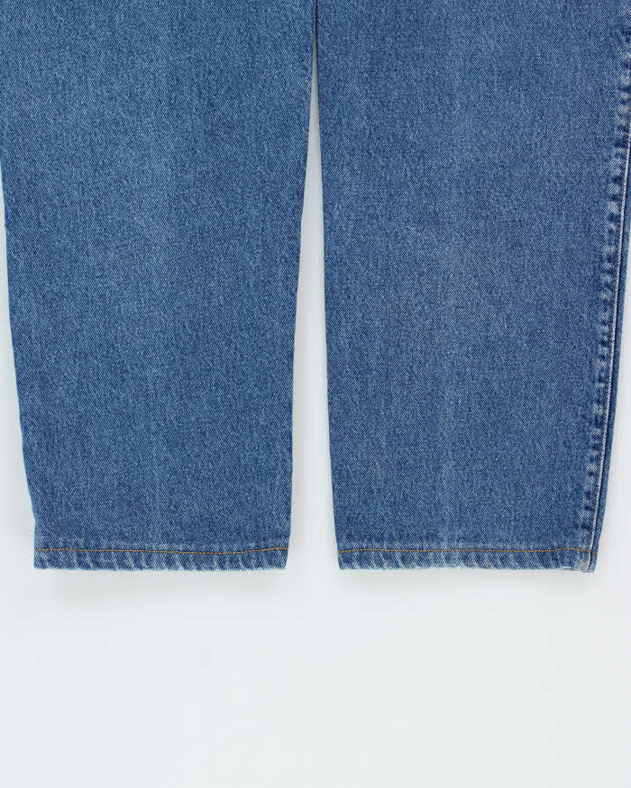 Vintage 1990s Armani Made In USA High Rise Relaxed Tapered Straight Leg Denim Jeans - W30 L30