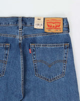 DSWT Levi's 505 Regular Mid Rise Straight Leg Denim Jeans - W34 L30