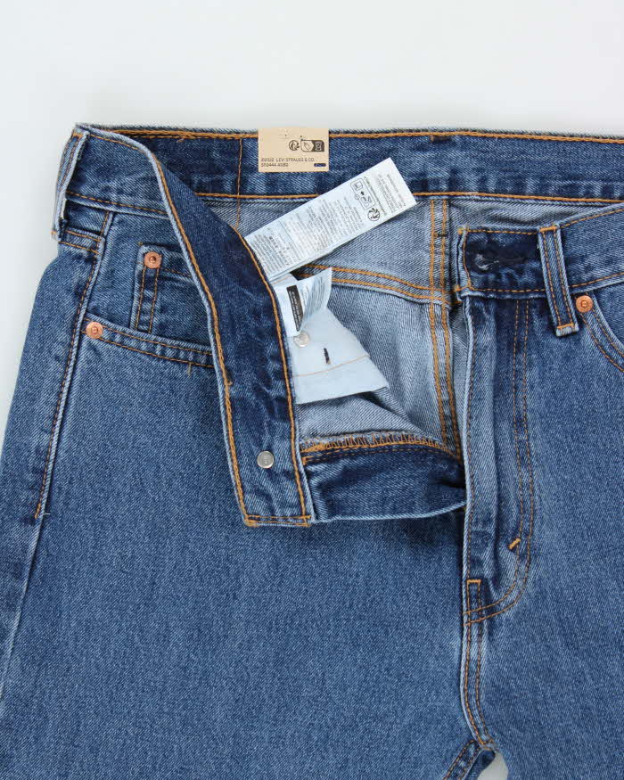 DSWT Levi's 505 Regular Mid Rise Straight Leg Denim Jeans - W34 L30