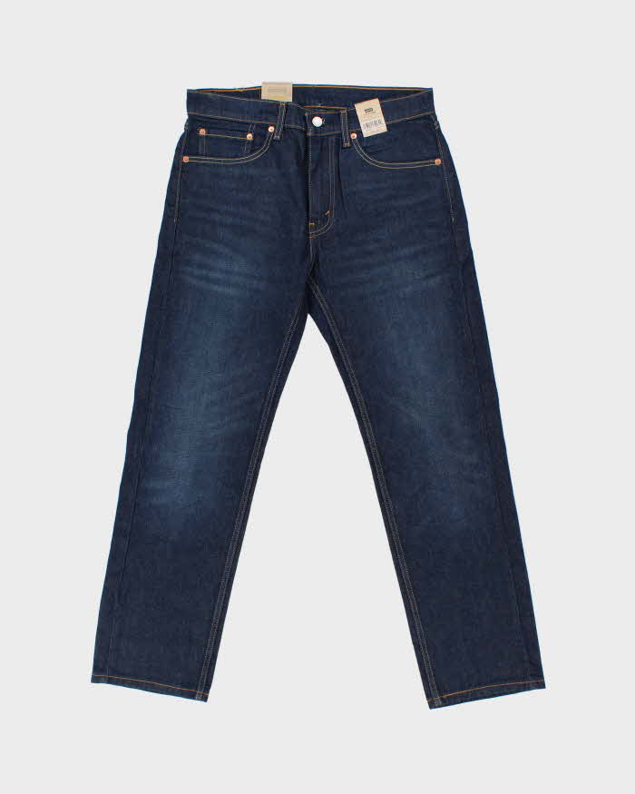 DSWT Levi's 505 Regular Mid Rise Raw Indigo Denim Straight Leg Jeans - W32 L30
