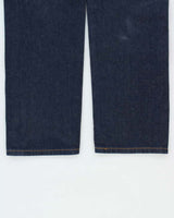 DSWT Levi's 505 Regular Mid Rise Raw Indigo Denim Straight Leg Jeans - W32 L30