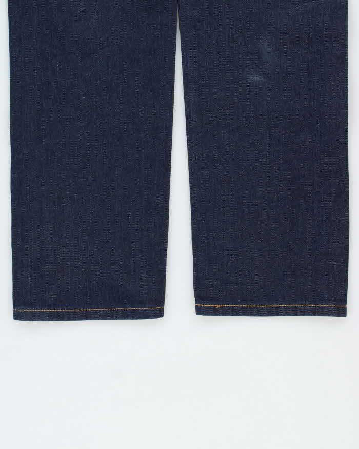 DSWT Levi's 505 Regular Mid Rise Raw Indigo Denim Straight Leg Jeans - W32 L30