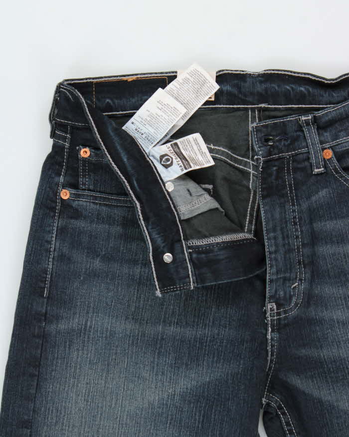 DSWT Levi's 505 Regular Mid Rise Indigo Denim Straight Leg Jeans - W32 L34