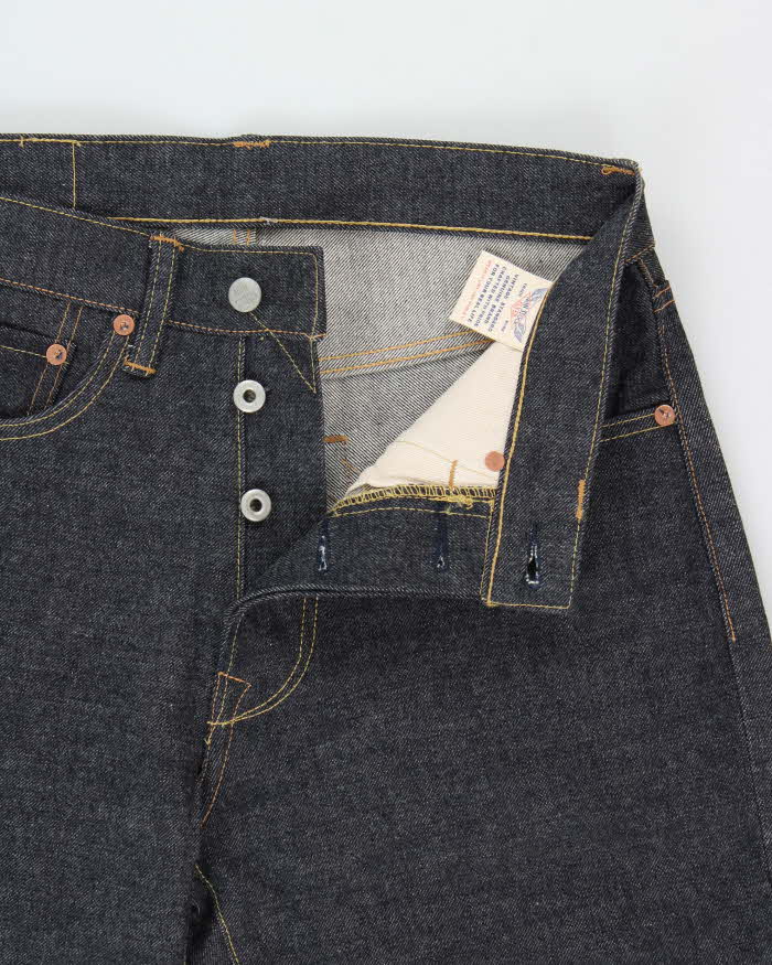 DSWT Non Stock Lot 6001 Raw Selvedge 15oz Denim Straight Leg Jeans - W28 L32