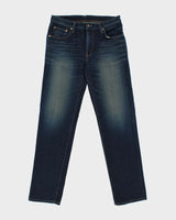 Vintage Edwin ED503 Japanese Indigo Mud Wash Denim Regular Straight Leg Jeans - W32 L34