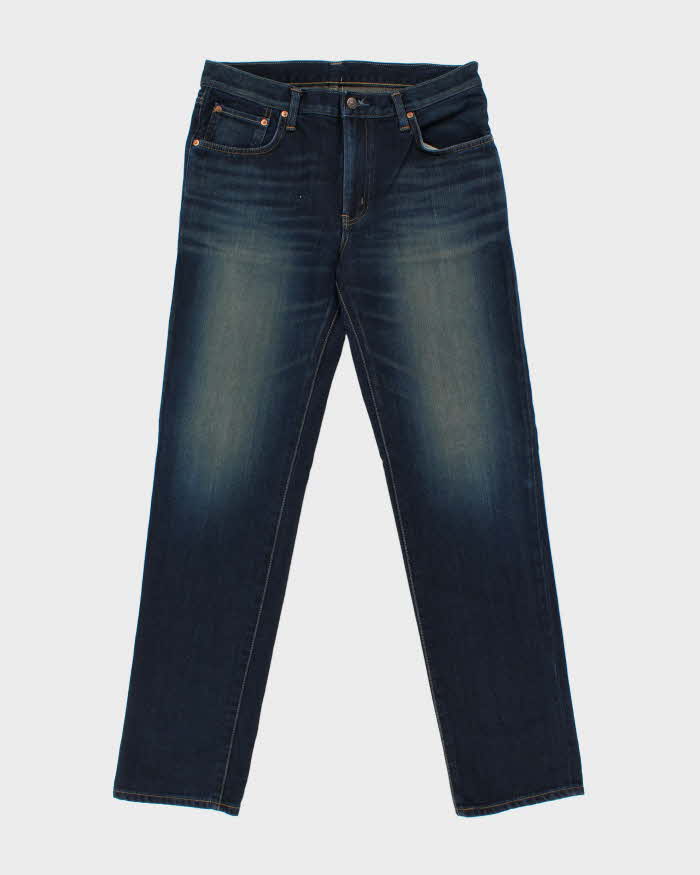Vintage Edwin ED503 Japanese Indigo Mud Wash Denim Regular Straight Leg Jeans - W32 L34
