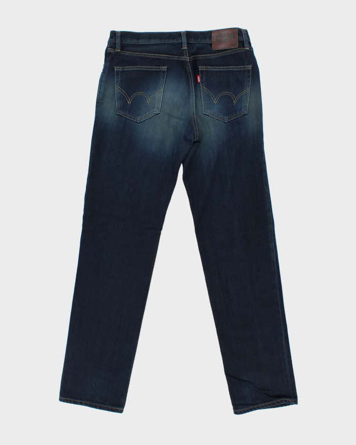 Vintage Edwin ED503 Japanese Indigo Mud Wash Denim Regular Straight Leg Jeans - W32 L34