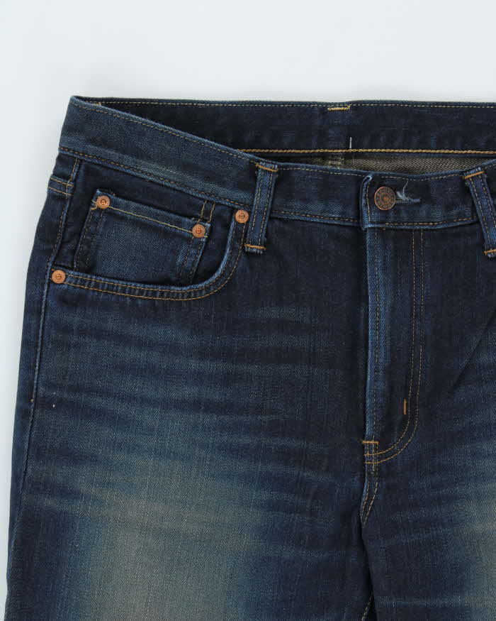 Vintage Edwin ED503 Japanese Indigo Mud Wash Denim Regular Straight Leg Jeans - W32 L34