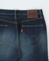 Vintage Edwin ED503 Japanese Indigo Mud Wash Denim Regular Straight Leg Jeans - W32 L34