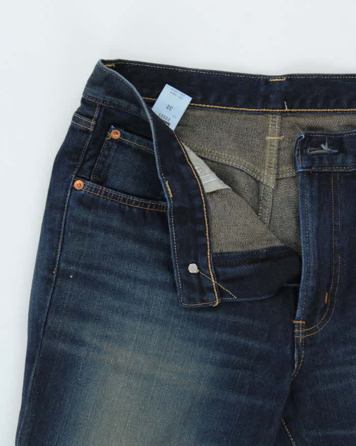 Vintage Edwin ED503 Japanese Indigo Mud Wash Denim Regular Straight Leg Jeans - W32 L34