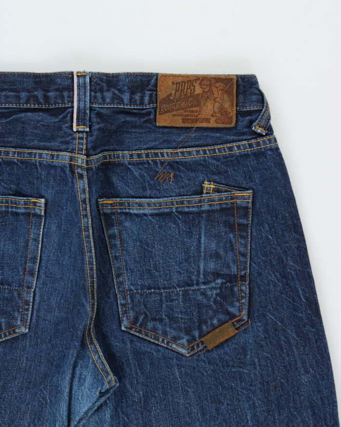 Vintage PRPS 'Demon' Japanese Indigo Selvedge Denim Slim Straight Leg Jeans - W30 L32