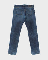 Vintage Y2K 00s Gucci Tom Ford Low Rise Indigo Denim Skinny Fit Jeans - W34 L34